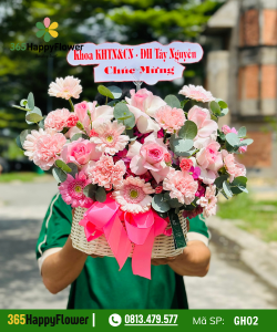 Giỏ hoa tươi – GH02