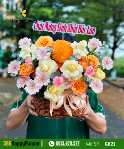 Giỏ hoa tươi – GH21