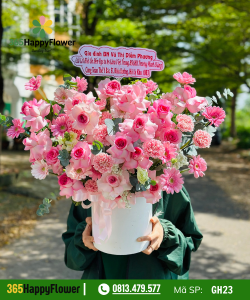 Giỏ hoa tươi – GH23
