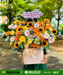 Giỏ hoa tươi – GH27