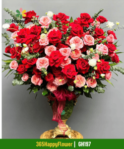 Bình Hoa Tươi Sang Trọng