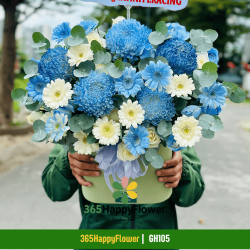 Giỏ Hoa Đẹp Để Bàn