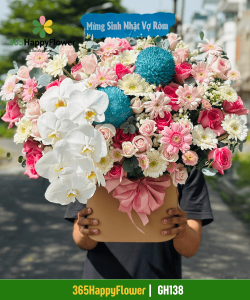 Giỏ Hoa Hiện Đại