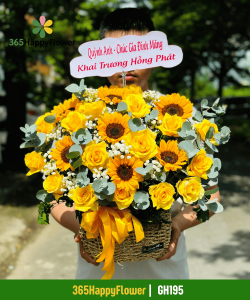 Giỏ Hoa Sinh Nhật Đẹp