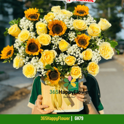 Giỏ Hoa Sinh Nhật Giá Rẻ