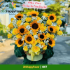 Giỏ Hoa Sinh Nhật Màu Vàng