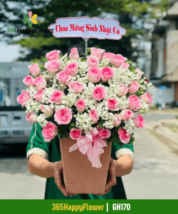 Giỏ Hoa Tặng Bạn Bè