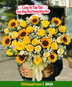 Giỏ Hoa Tặng Khai Trương