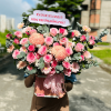 GIỏ Hoa Tươi Để Bàn