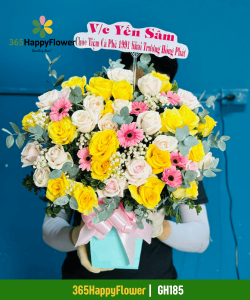 Giỏ Hoa Chúc Mừng Sinh Nhật Đồng Nghiệp