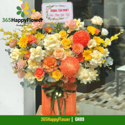 Giỏ Hoa Tươi Mừng Sinh Nhật Mix
