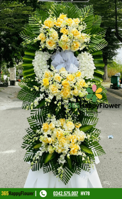 Kệ Hoa Chia Buồn 3 Tầng