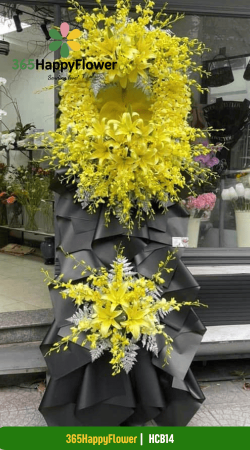 Hoa Chia Buồn 3 Tầng Đẹp