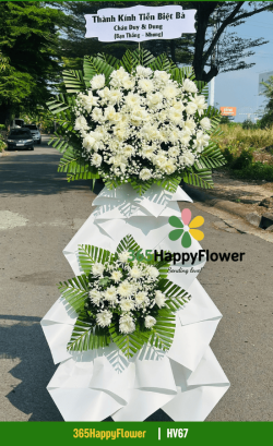 Kệ Hoa Chia Buồn Hoa Cúc