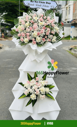 Kệ Hoa Chia Buồn Hoa Hồng