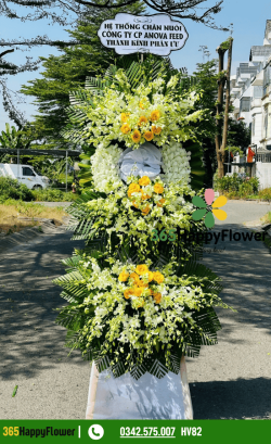 Lẵng Hoa Viếng Cao Cấp