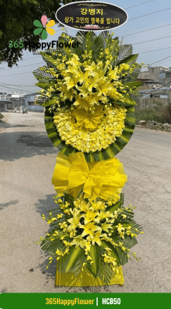 Kệ Hoa Viếng Lan Thái Mix Hoa Ly