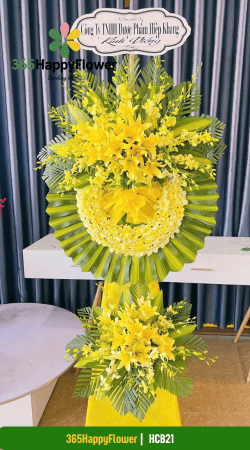 Kệ Hoa Viếng Lan Thái Vàng