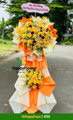 Kệ Hoa Tặng Khách Hàng