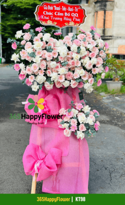 Kệ Hoa Tươi Đẹp Nhẹ Nhàng