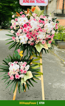 Kệ Hoa tươi Khai Trương Ấn Tượng