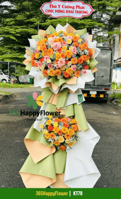 Kệ Hoa Tươi Sinh Nhật Ấn Tượng