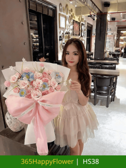 Bó Hoa Sáp Dễ Thương
