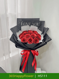 Bó Hoa Sáp Đỏ Đơn Giản
