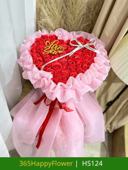 Bó Hoa Sáp Đỏ Sang Trọng