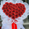 Bó Hoa Sáp Đỏ Thơm Hình Trái Tim