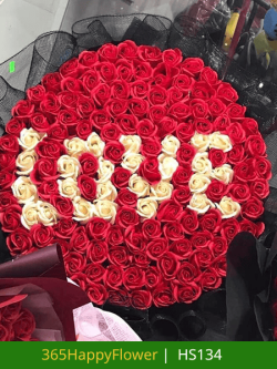Bó Hoa Sáp Kiểu Tròn