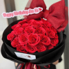 Bó Hoa Sáp Nhũ Mix Giấy Đen