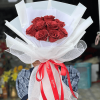 Bó Hoa Sáp Nhũ Đỏ