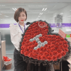 Bó Hoa Sáp Nhũ Khổng Lồ