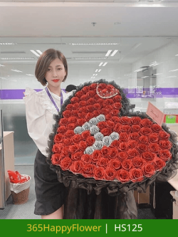 Bó Hoa Sáp Nhũ Khổng Lồ